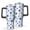 Pioneer Flower Floral-1, variant on 40oz Pioneer Flower Floral Print Pattern Insulated Tumbler with Handle, BPA-Free Leak Proof Lid and Straws, Double Wall Vacuum, Hot 12h/Cold 34h
