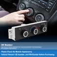 thumbnail image 3 of Módulo de panel de control del calentador de aire acondicionado Unique Bargains para Chevrolet Express 1500 2001-2014 Unidad de clima HVAC No.599-293, 3 of 7