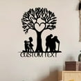 thumbnail image 2 of Custom Love Heart Metal Sign,Personalized Couples Name Wall Art,Wedding Date Keepsake Plaque ,Home Decor Family Gift for Lover Anniversary, 2 of 5