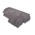 thumbnail image 3 of Chesapeake Paradise 3pc Memory Foam Grey Bath Rug Set (22"x60" & 21"x34" & 17"x24"), 3 of 6