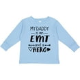 thumbnail image 3 of Inktastic My Daddy is an EMT and a Hero Boys or Girls Long Sleeve Toddler T-Shirt, 3 of 5