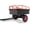 Black+Red+Red, variant on Senfot Black Frame Red Raised Fence Red Spoke Wheel Q235 Elevated Garden Utility Cart 750 LBS Load for Outdoor Farm Yard Cargo Transport