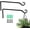 Black, variant on Salate 2 Pack 6 Inch Premium Decorative Metal Iron Wall Hook, Indoor Outdoor Plant Hanger, Rustic Hanging Gardening Bracket Hook, for Planters, Bird Feeders, Lanterns, Wind Chimes (Coffee)