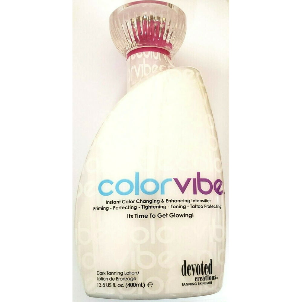 Devoted Creations Color Vibe Intensifier Skin Tightening Tanning Lotion 13.5oz - Walmart.com 