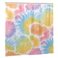 thumbnail image 3 of Bathroom Partition Shower Curtain 72x72in Bathroom Special Waterproof Mildew Resistant High Temperature With 12 Iron Hooks Lightslategray Tie-Dye Background Vibrant Colors And Swirling (2), 3 of 7