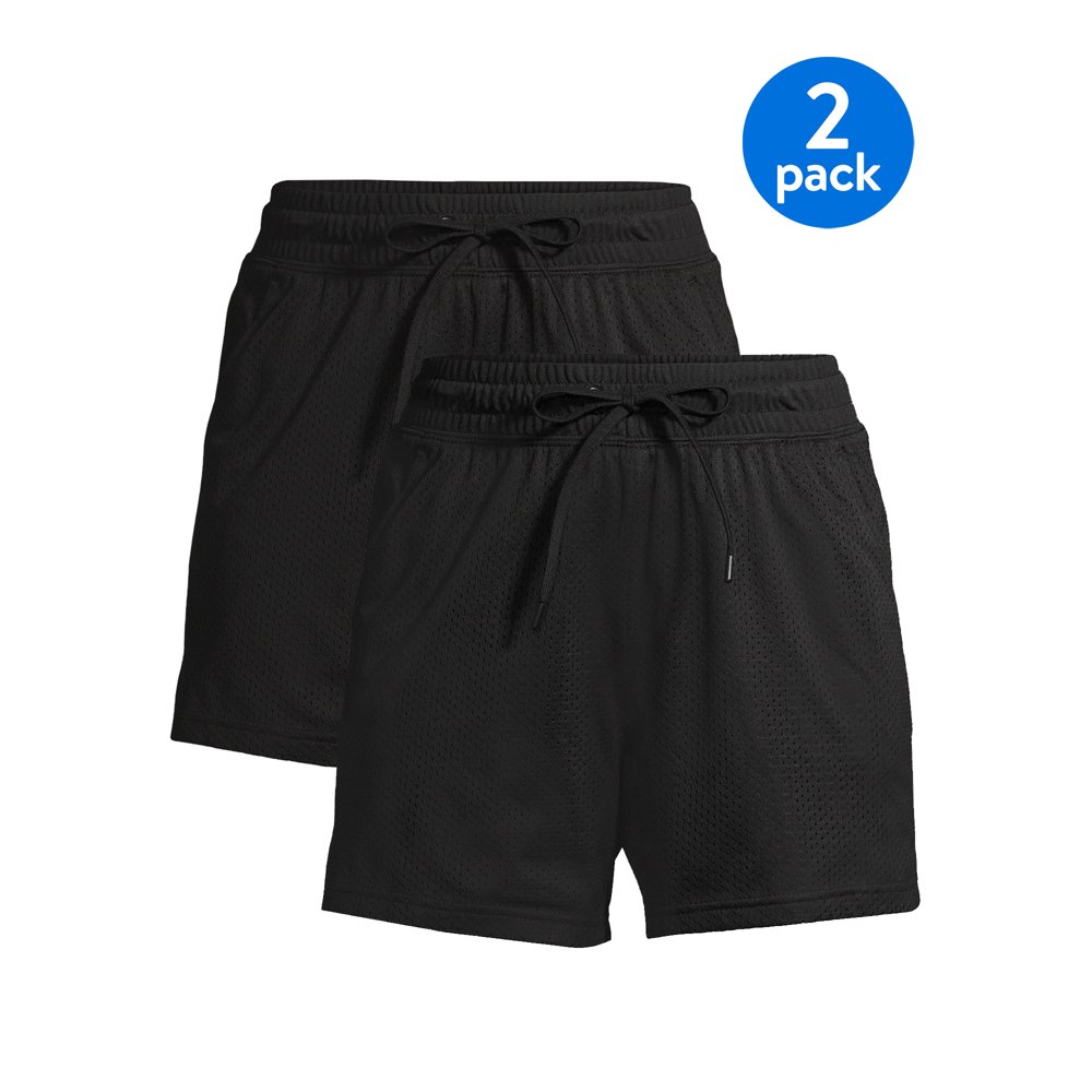 Athletic Works Athletic Works Women’s Mesh Shorts, 2Pack Walmart