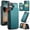 Blue, variant on Decase Compatible with iPhone 16 Wallet Case with Card Holder, RFID Blocking Credit Slots Kickstand Shockproof Business PU Leather Phone Cover for Women Men,Blue