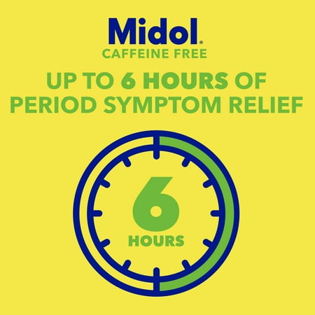 Midol Caffeine Free, Menstrual Period Symptoms Relief ...