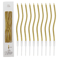 thumbnail image 1 of LOLIPPYY 72pcs Decorative Birthday Party Candles Crafted From Golden Paraffin For Cake, 1 of 5