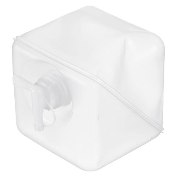 Contenedor de agua plegable Unique Bargains 4L Portátil con grifo y Tapa impermeable
