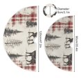 thumbnail image 5 of Yayeee Christmas Tree Skirt 47 inches for Xmas Tree Holiday Party Decoration, Beige Deer, 5 of 6