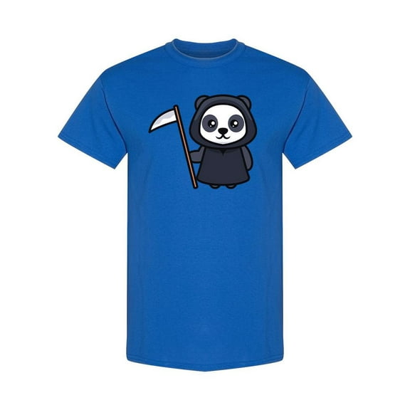 Grim Reaper Panda T-Shirt Men -Image by Shutterstock, Male 3X-Large