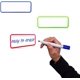 thumbnail image 3 of 54-pack whiteboardmagneter, 9 färger - 29 x 79 mm - skrivbar magnet Y, 3 of 5