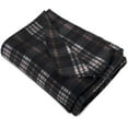 thumbnail image 5 of 24 Pack Bulk Plaid Sherpa Fleece Throw Blankets 50 x 60 for Wedding Guests, Homeless, Pets | Plaid Fleece Throw Blankets Bulk, 5 of 6
