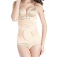 thumbnail image 4 of FANNYC 3 In 1 Postpartum Belly Support Recovery Wrap, Postpartum Belly Band, Belly Waist Pelvis Wrap Shapewear Slimming, Postpartum Girdle Body Shaper For Postnatal Maternity, 3 Size, Beige, 4 of 7