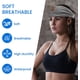 thumbnail image 4 of Auriculares para dormir con diadema Bluetooth, auriculares inalámbricos para dormir con música para mujeres y hombres, auriculares con diadema de música transpirable con Bluetooth para yoga (gris), 4 of 5