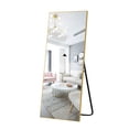 thumbnail image 1 of NeuType Full Length Mirror Floor Rectangle Gold 43"x16", 1 of 9