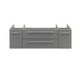 thumbnail image 2 of Fresca Lucera 48" Gray Wall Hung Double Vessel Sink Modern Bathroom Cabinet, 2 of 4