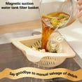 thumbnail image 5 of 3 PCS Dual-Sided Hanging Sink Drain Basket - Divided Draining Basket with Two Compartments,Kitchen Sink Organizer for Separating Washed Vegetables from Utensils or Different Food Types, 5 of 12