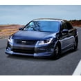 thumbnail image 3 of Ikon Motorsports Mugen Type Urethane Front Bumper Lip Spoiler for 08-10 Honda Accord, Black, 3 of 8
