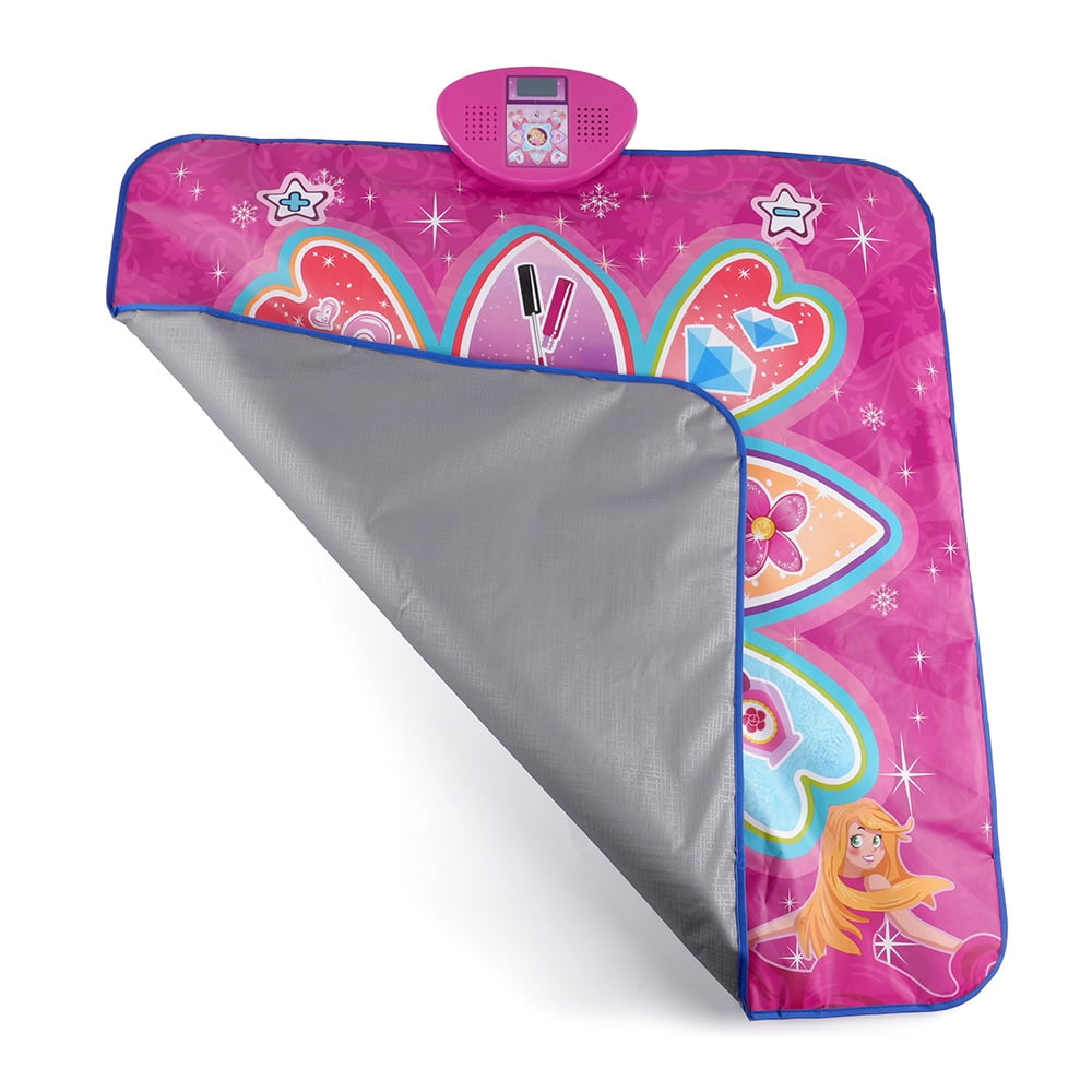 Dance Mat - Dance Mixer Rhythm Step Play Mat - Dance Game Toy Gift for Kids Girls Boys - Dance Pad with LED Lights, Adjustable Volume, Built-in Music, 3 Challenge Levels (35.4"X36.7")