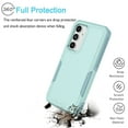 thumbnail image 3 of Taxfox Shockproof Silicon Plastic Bumper Cell Phone Case for Samsung Galaxy S23 FE, Turquoise, 3 of 12