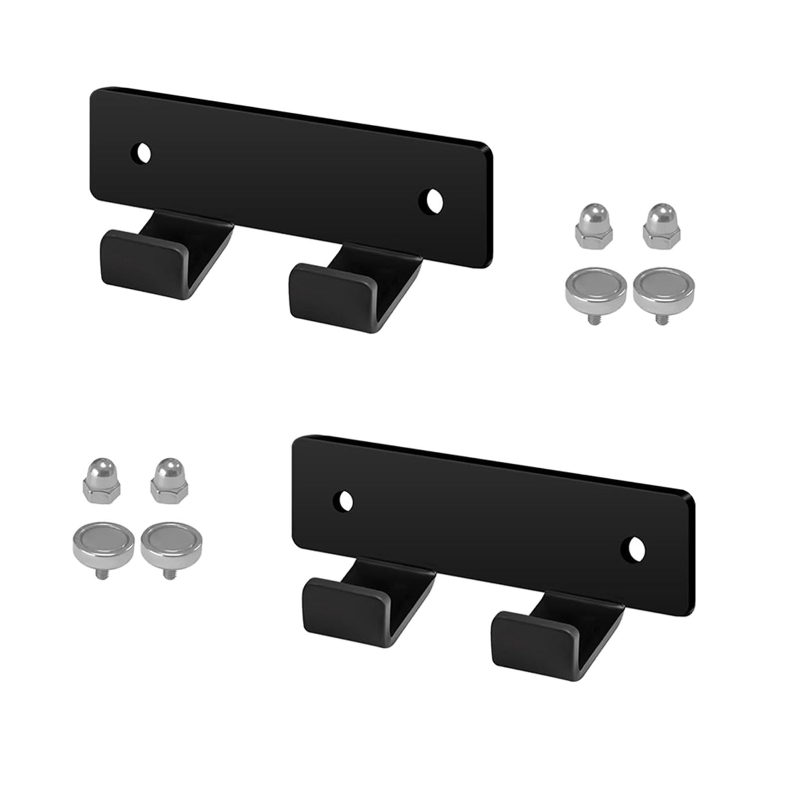 2 Pieces Storage Rack Magnetic Hooks Heavy Duty Steel Attachment for Workshop Drill Press Lathe Use