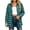 Mint Green, variant on Tsivenald Womens Plaid Flannel Shirts Casual Roll up Long Sleeve Boyfriend Button Down Checkered Shirt