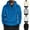 Blue, variant on Zylanna Men's Athletic Jacket, Full Zip Long Sleeve Workout Running Quick Dry Active Shirts with Pockets Blue Size 3XL