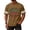 Brown,#019, variant on USA Patriotic Dad Father's Day American Flag 4th of July Dad T-Shirt,S