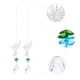 thumbnail image 3 of EeaseMX Lámpara colgante de bola de cristal para techo, elegante colgante con forma de pájaro, decoración atrapasol, 3 of 7