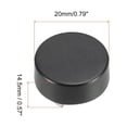 thumbnail image 2 of Uxcell Mirror Holders Clips, 8Pcs Mirror Mounting Clips for 6-7mm Thick Mirror Glass Dresser Bathroom(20mm Black), 2 of 6