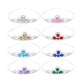 thumbnail image 1 of wonima44 inSowni 8 Pieces Silver Metal Glitter Waterdrop Rhinestone Princess Crown Headbands Tiaras Wedding Birthday Party Prom Headpieces for Women Brides Bridesmaids, 1 of 1