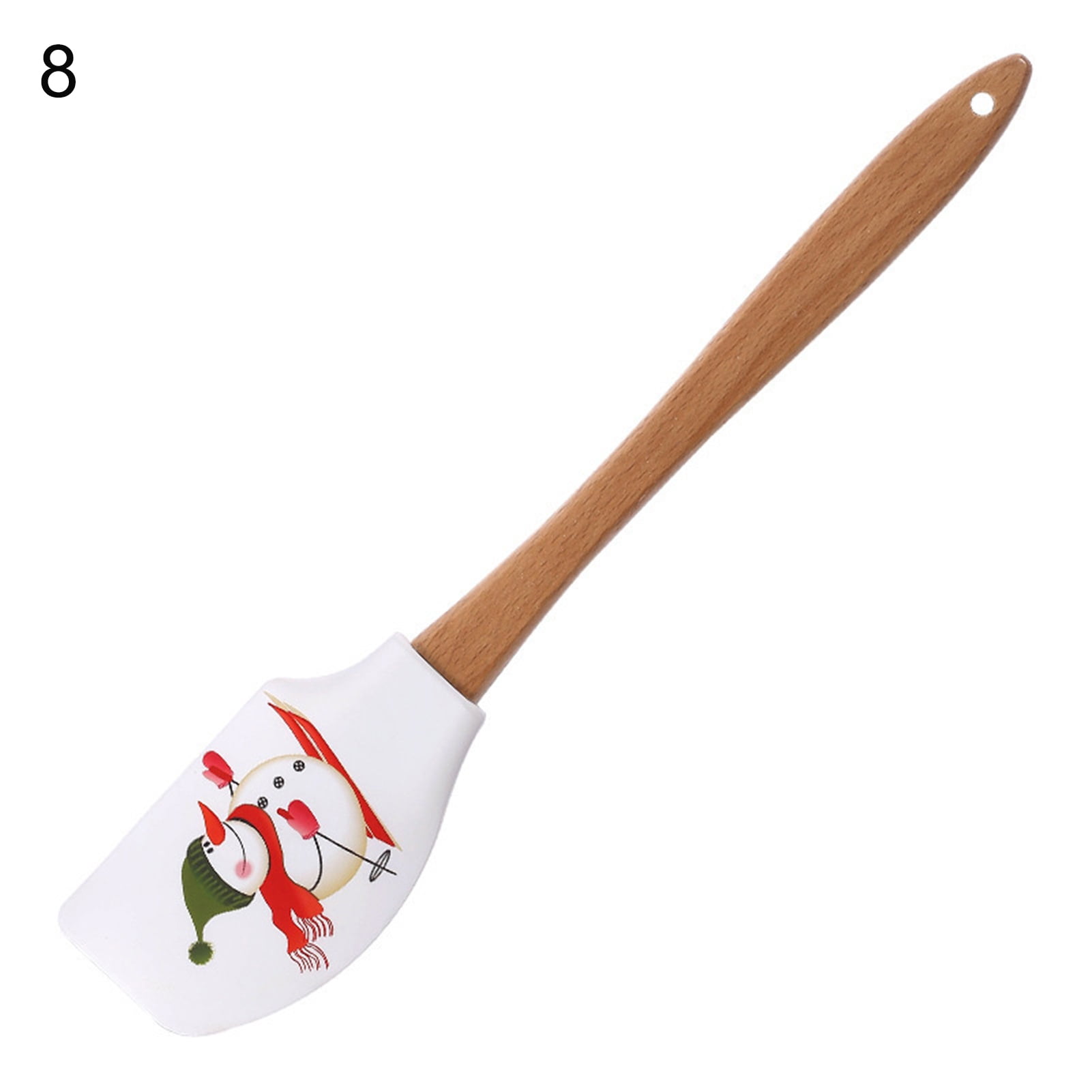 Twowood Butter Spatula High Temperature Resistance Christmas Themed  Silicone Bread Bakery Butter Scraper Kitchen Tool 