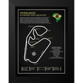 thumbnail image 2 of Rogan, Mark 19x24 Black Modern Framed Museum Art Print Titled - Interlagos BL, 2 of 5