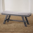 thumbnail image 3 of Liberty Furniture Lawson Bench with Trestle Base in Gray, 3 of 3