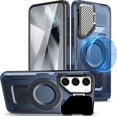 thumbnail image 1 of MYKOMI Case for Samsung Galaxy S25 with Kickstand, Compatible with MagSafe, Premium Metal Camera Cover Case for Samsung S25, Military-Grade Protection Magnetic Phone Case for Galaxy S25, 1 of 7