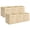 Beige,11'', variant on SOLLED Fabric Storage Bins 6-Pack, 11 Inch Foldable Cube Organizer Baskets with Faux Leather Handles, Collapsible Storage Boxes for Closet Shelves, Clothes, Toys,Pink