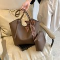 thumbnail image 4 of Bolso de gran capacidad para mujer, nuevo, moderno y sencillo, bolso de hombro tipo bandolera, bolso de mano para el trabajo, paquete Tote, 4 of 5