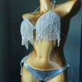 thumbnail image 3 of Bikini de cristal con diamantes de imitación, traje de baño popular, ropa de playa, bikini con diamantes de imitación, novedad de 2022, 3 of 5