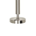 thumbnail image 4 of Benjara Metal Table Lamp with Fabric Drum Shade- White and Silver, 4 of 7