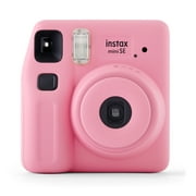 Fujifilm Instax Mini SE Instant Camera with Bonus 10 Pack Mini Film, Pink (Value Pack)