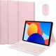 thumbnail image 1 of Funda Magnética con Teclado Separable y Mouse, Rosa para Xiaomi Redmi Pad SE 8.7" 2024, 1 of 7