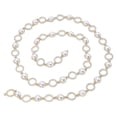 thumbnail image 2 of Cadena De Diamantes De Imitación De Perlas, Diseño De Círculo Hueco, Exquisita Cadena Para Hacer Joyas Para Disfraz De Baile, 2 of 7