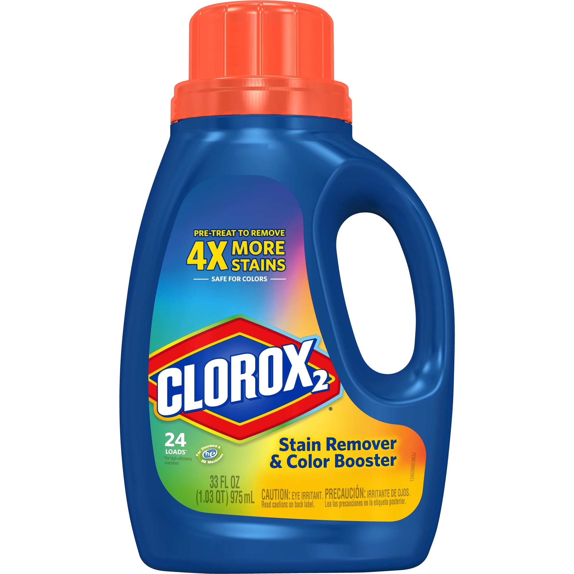Clorox 2 For Colors Stain Remover And Color Brightener, 33 Ounces