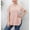 Pink, variant on Tittly T Shirts for Women Spring Tops for Women Women's Plus Size Women's Clothing Casual Simple Tops Round Neck Slit Short Sleeve T Shirt Tshirts Shirts Basic Tees AG L