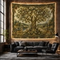 thumbnail image 6 of Resting Deer Beside a Winding River, Peaceful Vintage Art for Nature Lovers, Woodland Wall Art, Housewarming Gift, Tapestry Wall Hanging for Bedroom and Living Room, 6 of 7
