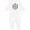 AA-White, variant on 20 Sided White Dice Baby Romper Coveralls