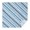 Blue Geometric Stripe, variant on Blue Geometric Quatrefoil Pattern Square Tablecloth,Waterproof Square Table Cover,Wipeable Spillproof Washable Table Cover for Home Kitchen Party Decor 42"X42"(107x107cm)