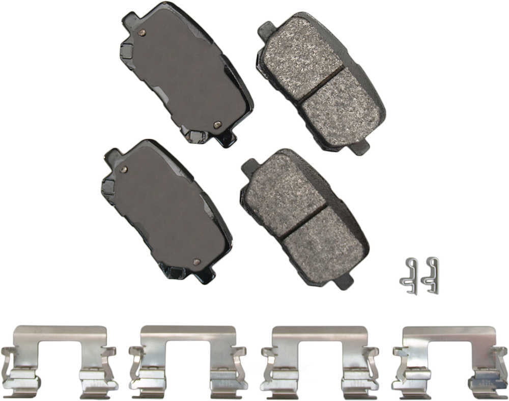 Akebono SDF1766 Severe Duty Ultra Premium Disc Brake Pad Kit